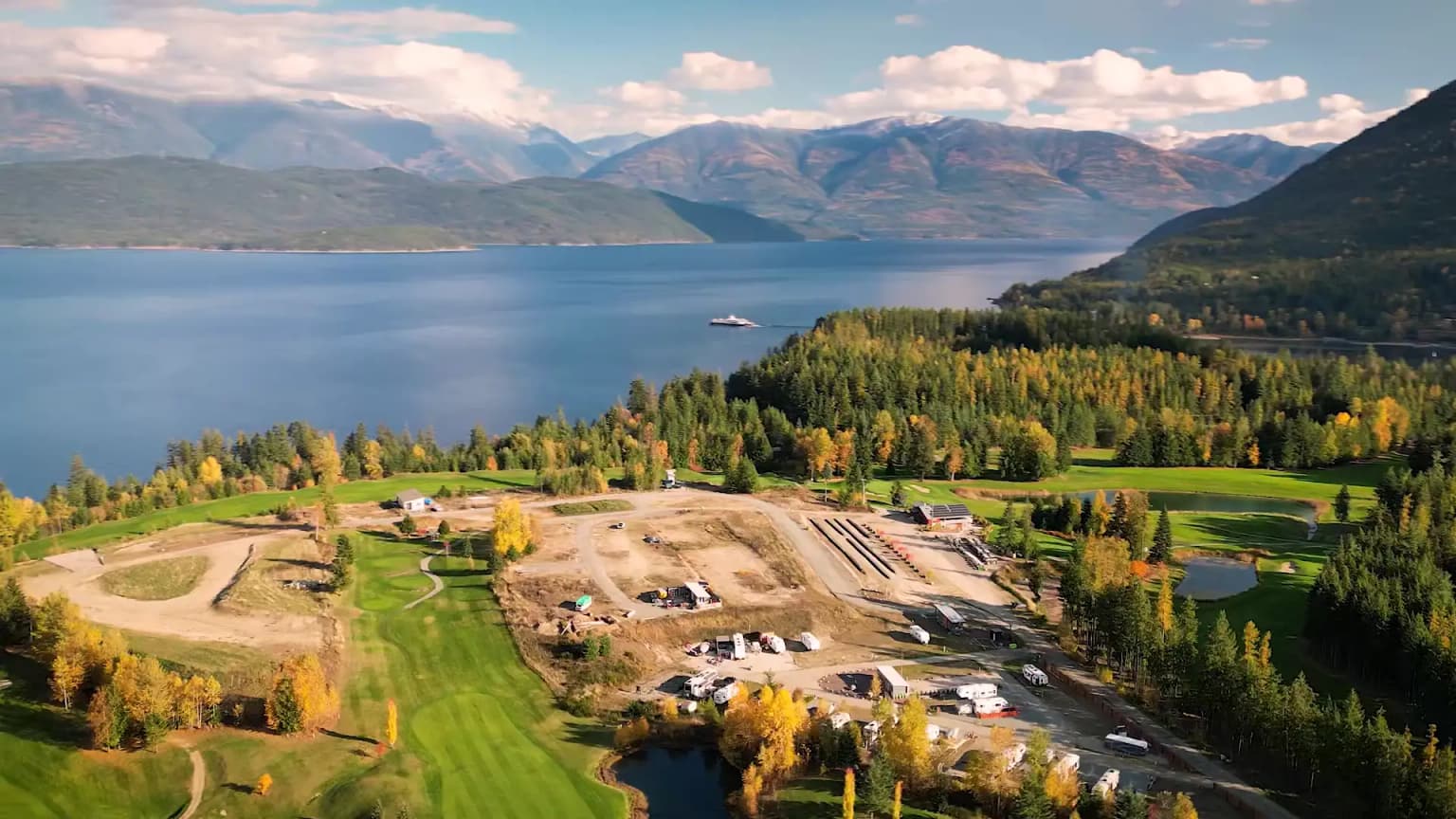 Lakeside views at Queens Bay Resort